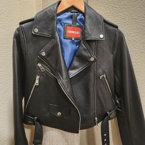 Black Leather Jacket for Women